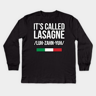 It's called Pasta Lasagne Kids Long Sleeve T-Shirt